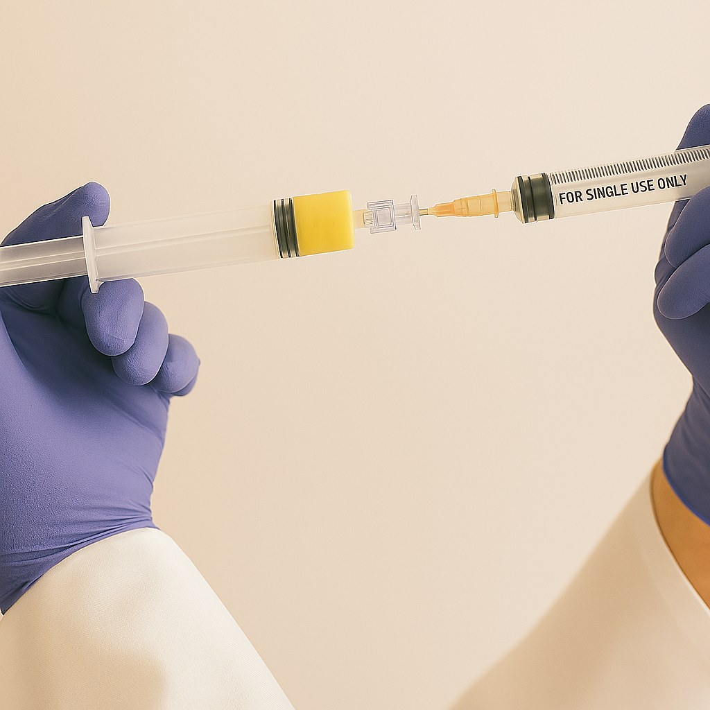 PRP and PRF preparation for regenerative orthobiologic care at Anagen Medical Institute in Edmond, OK